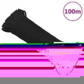 Boat Rope Full Black 0.16 " 328.1 ' Polypropylene