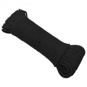 Boat Rope Full Black 0.12 " 82.0 ' Polypropylene