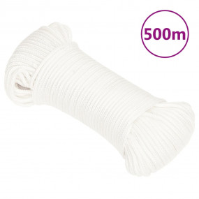 Boat Rope Full White 0.12 " 1640.4 ' Polypropylene