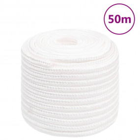 Boat Rope Full White 0.63 " 164.0 ' Polypropylene