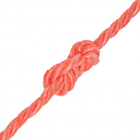 Twisted Rope Polypropylene 0.39 " 328.1 ' Orange
