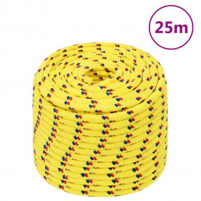 Boat Rope Yellow 0.55 " 82.0 ' Polypropylene