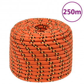 Boat Rope Orange 0.55 " 820.2 ' Polypropylene