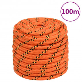 Boat Rope Orange 0.63 " 328.1 ' Polypropylene