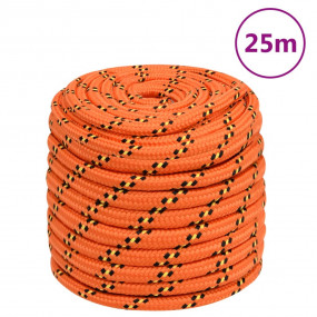 Boat Rope Orange 0.71 " 82.0 ' Polypropylene
