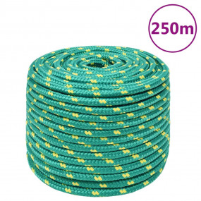 Boat Rope Green 0.55 " 820.2 ' Polypropylene