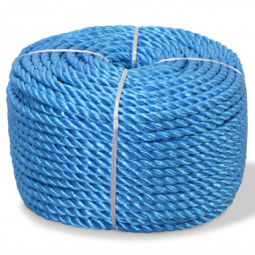 Twisted Rope Polypropylene 0.39 " 1640.4 ' Blue