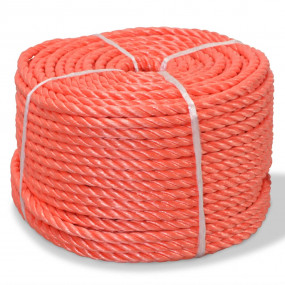 Twisted Rope Polypropylene 0.55 " 820.2 ' Orange