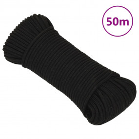 Work Rope Black 0.12 " 164.0 ' Polyester