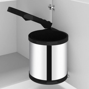Kitchen Built-in Dust Bin Stainless Steel 2.1 gal