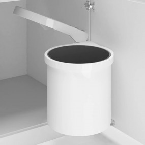Kitchen Built-in Dust Bin Plastic 2.1 gal