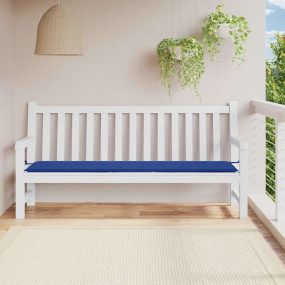 Patio Bench Cushion Royal Blue 78.7x19.7x1.6" Oxford Fa...