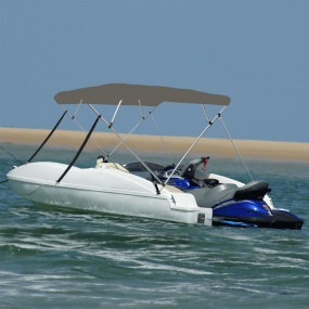 4-bow Bimini Top Grey 95.7x70.9x53.9"