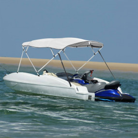 4-bow Bimini Top with Sidewalls 95.7x(72.8-78.0)x53.9"
