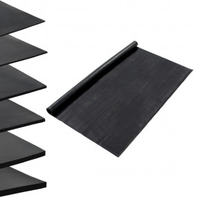 Floor Mat Anti-Slip Rubber 3.9x16.4' 0.04 " Smooth