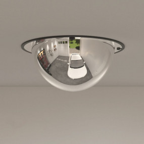 Full Domed Traffic Mirror 11.8 " Acrylic