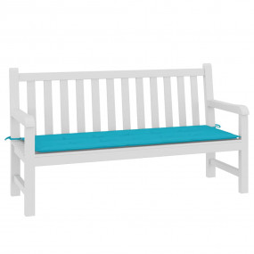 Patio Bench Cushion Turquoise 59.1x19.7x1.6" Oxford Fab...