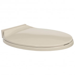 Soft-Close Toilet Seat Apricot Oval