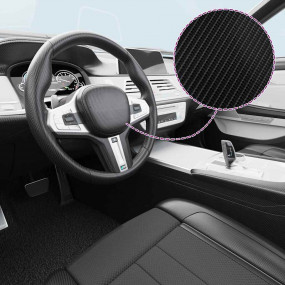Car Film 4D Black 39.4x59.1"