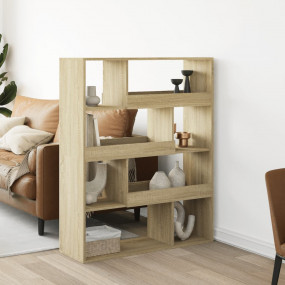 Bookcase Sonoma Oak 39.4x13.0x49.4" Engineered Wood