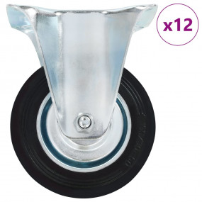 12 pcs Fixed Casters 3.94 " (3x143444)