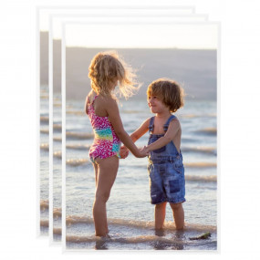 Photo Frames Collage 3pcs for Table White 21x11.7 " MDF
