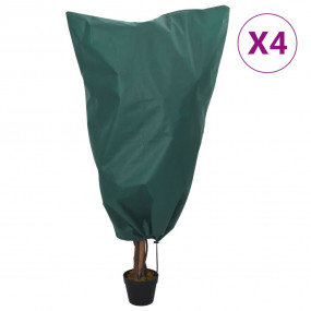 Plant Fleece Covers with Drawstring 4 pcs 0.77 oz/ft  2...