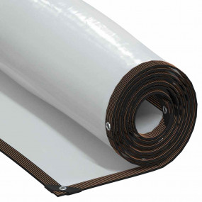 Clear Tarpaulin with Eyelets 32.8x32.8' Polyethylene
