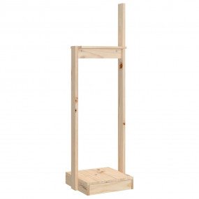 Log Holder 13.2x11.8x43.3" Solid Wood Pine