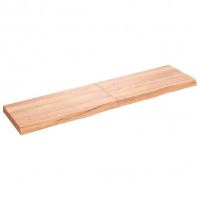 Bathroom Countertop Light Brown 63.0 x 15.7 x (0.8-2.4)...