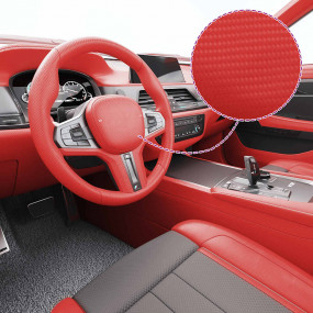 Car Film 4D Red 39.4x59.1"