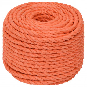 Work Rope Orange 0.47 " 82.0 ' Polypropylene