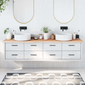 Bathroom Countertop 78.7 x 23.6 x (0.8-1.6) " Untreated...