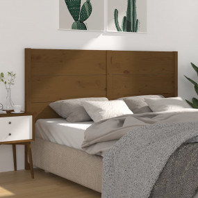 Headboard Honey Brown 49.6x1.6x39.4" Solid Wood Pine