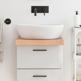 Bathroom Countertop Light Brown 15.7 x 23.6 x (0.8-2.4)...