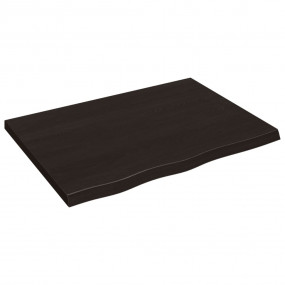 Bathroom Countertop Dark Brown 31.5 x 23.6 x (0.8-1.6) ...