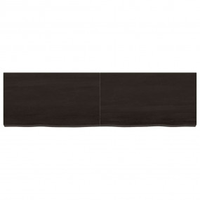 Bathroom Countertop Dark Brown 55.1 x 15.7 x (0.8-2.4) ...