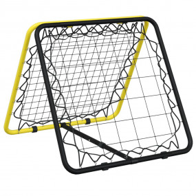 Football Rebounder Double Side Adjustable Yellow and Bl...