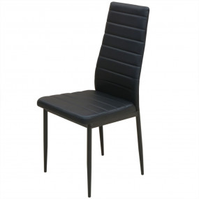 Three Piece Dining Table and Chair Set Black