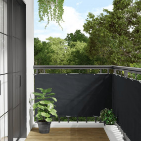 Balcony Screen Oxford Fabric 29.5"x157.4" Anthracite