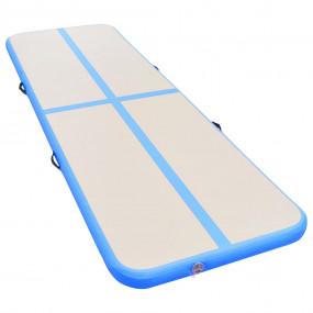 Inflatable Gymnastics Mat with Pump 236.2"x39.3"x3.9" P...