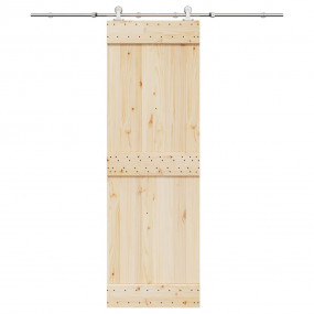 Sliding Door Hardware Kit 72.0 " Stainless Steel Silver