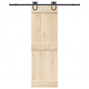 Sliding Door Hardware Kit 72.0 " Steel Black