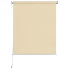 Outdoor Roller Blind 137.8"x55.1" Cream