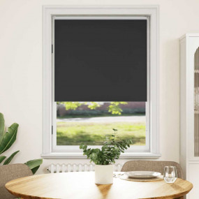 Roller blind Blackout 39.4"x68.9" Black