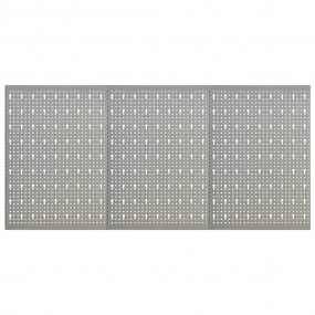 Wall-mounted Peg Boards 3 pcs 15.7"x22.8" Steel