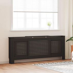 MDF Radiator Cover Black 80.7"