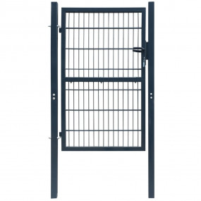 2D Fence Gate (Single) Anthracite Gray 41.7" x 90.6"