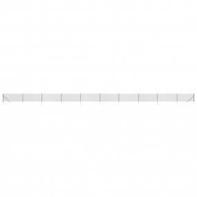 Chain Link Fence with Spike Anchors Anthracite 2.6'x82'