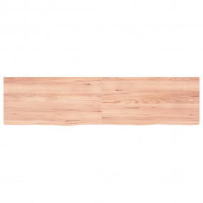 Bathroom Countertop Light Brown 63"x15.7"x(0.8"-1.6") T...